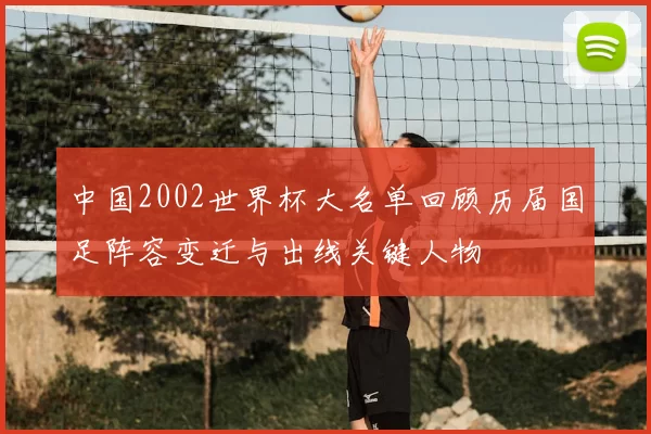 中国2002世界杯大名单回顾历届国足阵容变迁与出线关键人物